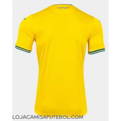 Camisa de Futebol Ucrânia Equipamento Principal Europeu 2024 Manga Curta Camisa de Futebol Ucrânia Equipamento Principal Europeu 2024 Manga Curta